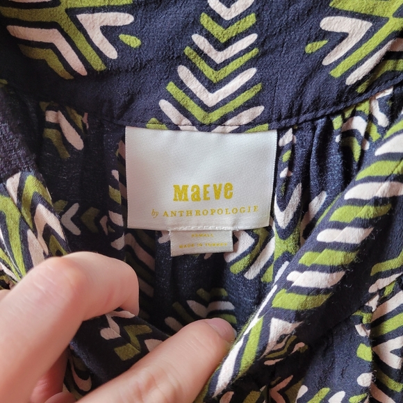 ANTHRO MAEVE Cantina Puff Sleeve Top - Picture 3 of 4